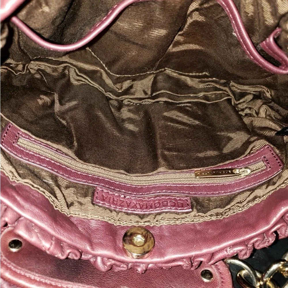 BCBGMaxazria Shoulder burgundy maroon gold stud
Bag - Picture 5 of 5